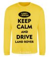 Sweatshirt Drive Land Rover yellow фото