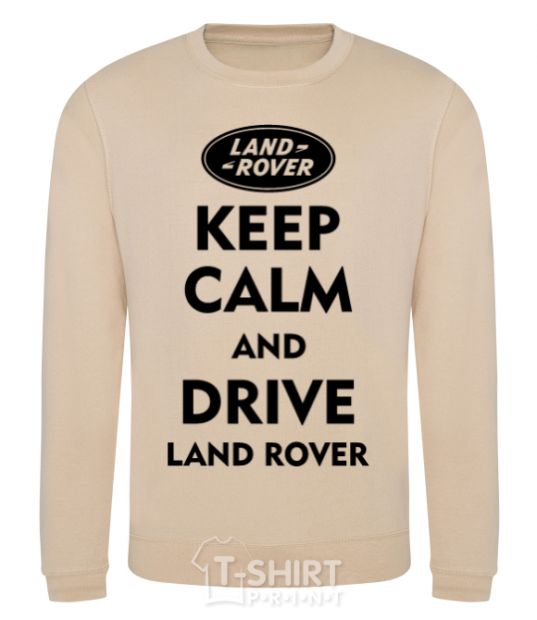 Sweatshirt Drive Land Rover sand фото