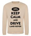 Sweatshirt Drive Land Rover sand фото