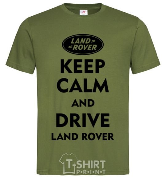 Men's T-Shirt Drive Land Rover millennial-khaki фото