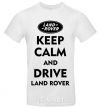 Men's T-Shirt Drive Land Rover White фото