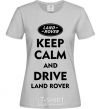 Women's T-shirt Drive Land Rover grey фото