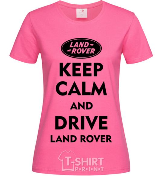 Women's T-shirt Drive Land Rover heliconia фото