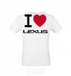 Men's T-Shirt I Love Lexus White фото