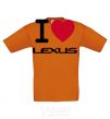 Kids T-shirt I Love Lexus cornsilk фото