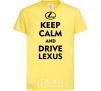 Kids T-shirt Drive Lexus cornsilk фото