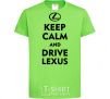 Детская футболка Drive Lexus Лаймовый фото