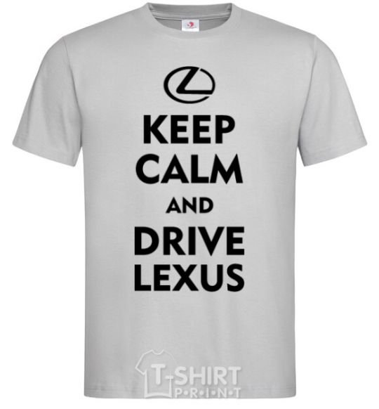 Men's T-Shirt Drive Lexus grey фото