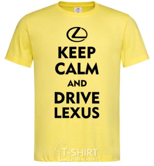 Men's T-Shirt Drive Lexus cornsilk фото