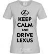 Women's T-shirt Drive Lexus grey фото