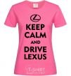 Женская футболка Drive Lexus Ярко-розовый фото