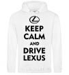 Men`s hoodie Drive Lexus White фото