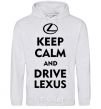 Men`s hoodie Drive Lexus sport-grey фото