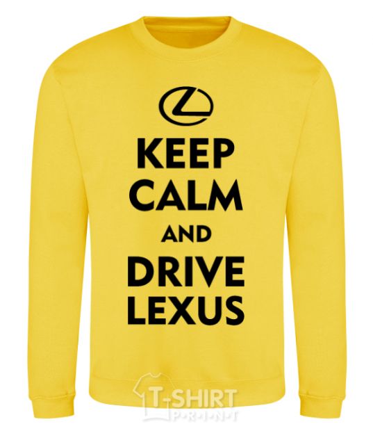 Sweatshirt Drive Lexus yellow фото