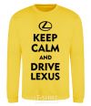 Sweatshirt Drive Lexus yellow фото