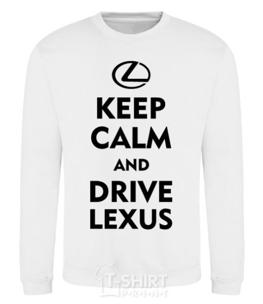 Sweatshirt Drive Lexus White фото