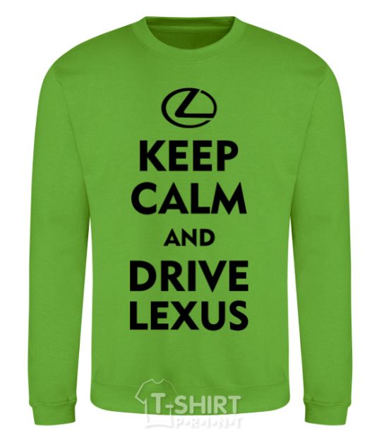 Свитшот Drive Lexus Лаймовый фото
