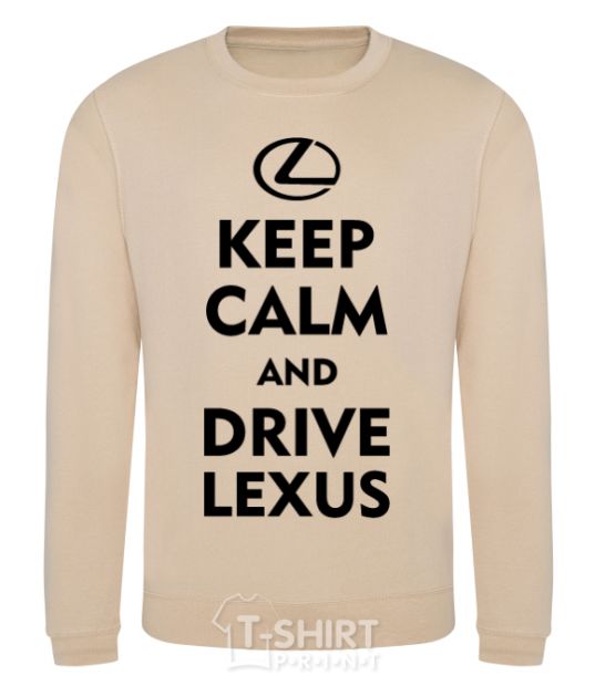 Sweatshirt Drive Lexus sand фото