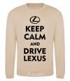 Sweatshirt Drive Lexus sand фото
