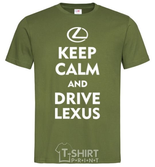 Men's T-Shirt Drive Lexus millennial-khaki фото