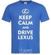 Men's T-Shirt Drive Lexus royal-blue фото