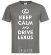 Men's T-Shirt Drive Lexus dark-grey фото