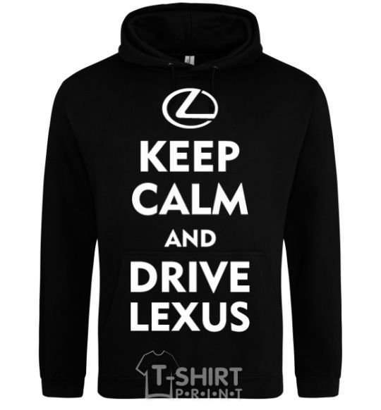 Men`s hoodie Drive Lexus black фото