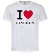 Men's T-Shirt I Love Lincoln White фото