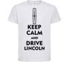Kids T-shirt Drive Lincoln White фото