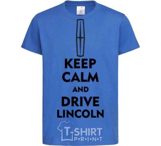 Детская футболка Drive Lincoln Ярко-синий фото