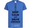 Kids T-shirt Drive Lincoln royal-blue фото