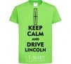 Kids T-shirt Drive Lincoln orchid-green фото