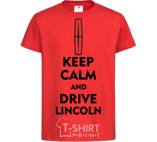 Детская футболка Drive Lincoln Красный фото