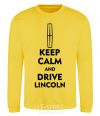 Sweatshirt Drive Lincoln yellow фото