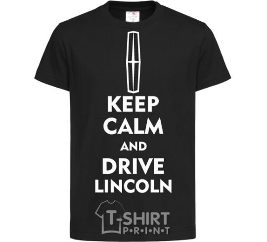 Kids T-shirt Drive Lincoln black фото