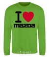 Sweatshirt I Love Mazda orchid-green фото