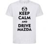 Kids T-shirt Drive Mazda White фото