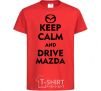 Kids T-shirt Drive Mazda red фото