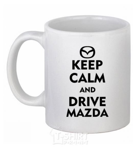 Чашка керамическая Drive Mazda Белый фото