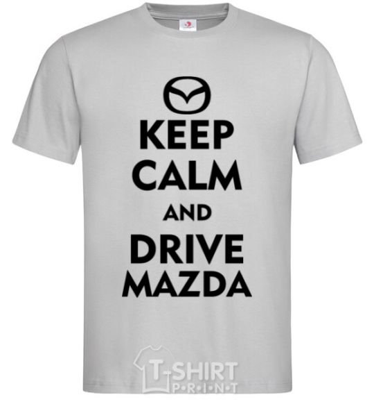 Мужская футболка Drive Mazda Серый фото