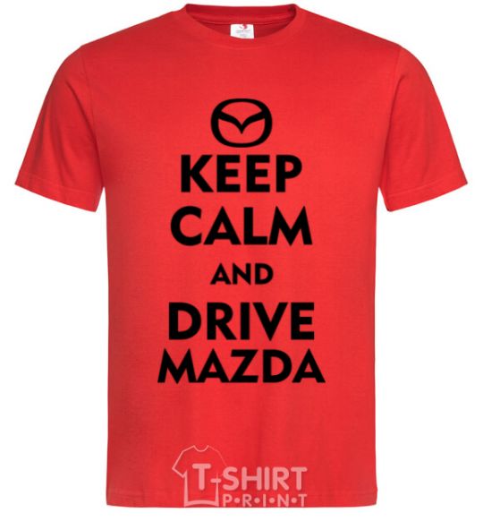 Men's T-Shirt Drive Mazda red фото