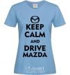 Женская футболка Drive Mazda Голубой фото