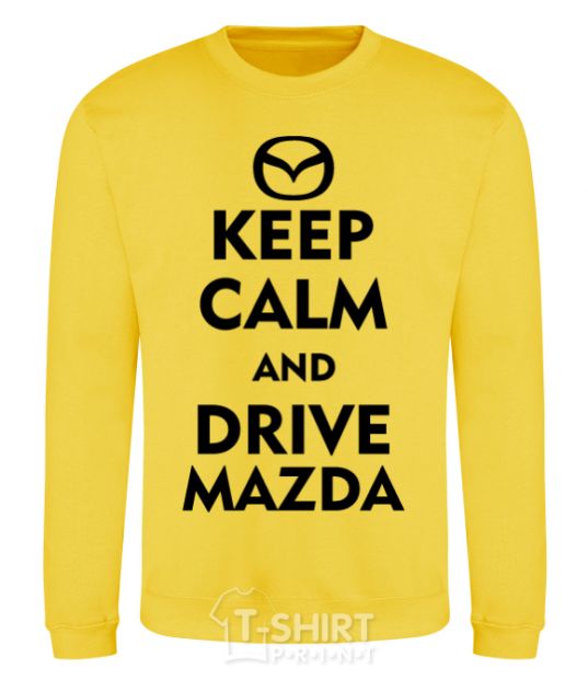 Sweatshirt Drive Mazda yellow фото