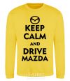 Sweatshirt Drive Mazda yellow фото