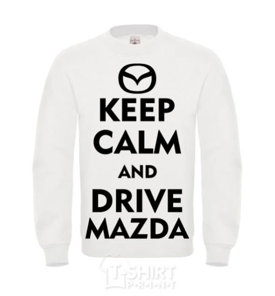 Sweatshirt Drive Mazda White фото