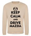 Sweatshirt Drive Mazda sand фото