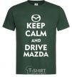 Men's T-Shirt Drive Mazda bottle-green фото