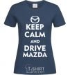 Женская футболка Drive Mazda Темно-синий фото