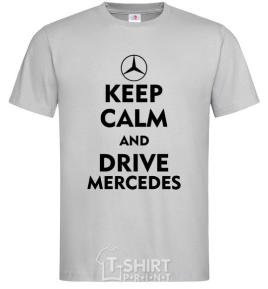 Men's T-Shirt Drive Mercedes grey фото