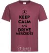 Men's T-Shirt Drive Mercedes burgundy фото